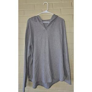 Duluth Trading Womens Dynamite Work Waffle Hooded Henley Size XXL